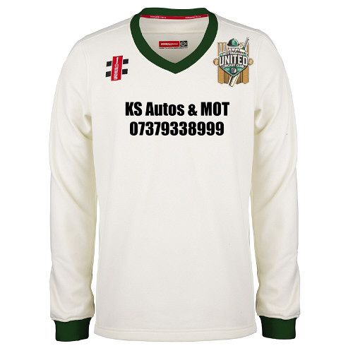 Nottingham Utd CC GN Pro Performance Green L/S Sweater Snr
