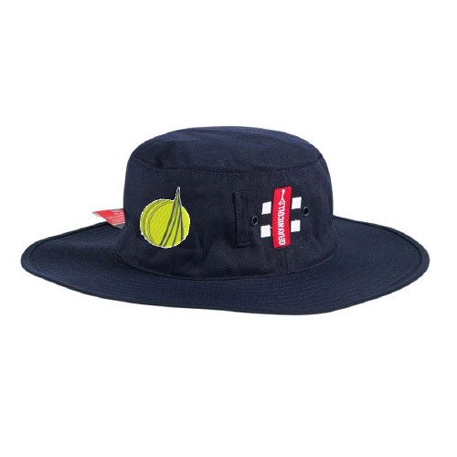 Chesterfield Cricket Club GN Navy Wide Brim Sun Hat