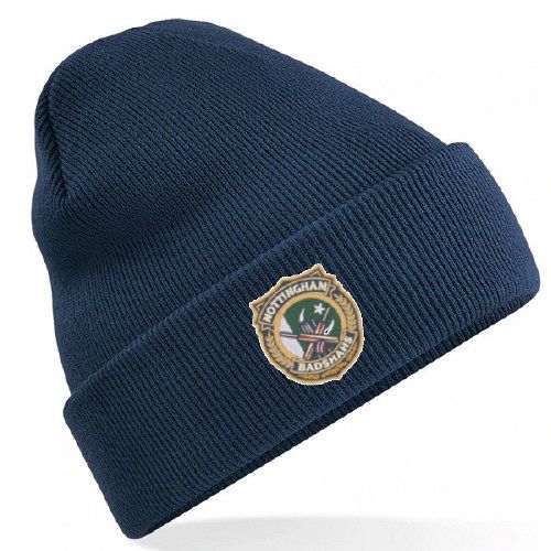 Nottingham Badshahs CC Navy Beanie