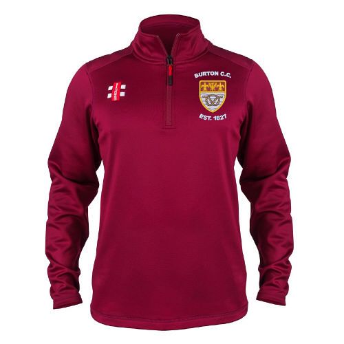 Burton (Derbyshire) CC GN Maroon Storm Fleece Jnr