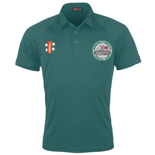 Marchwiel and Wrexham  CC GN Matrix Polo Green  Snr