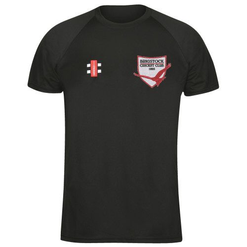 Brigstock CC GN Black Matrix SS Tee  Jnr