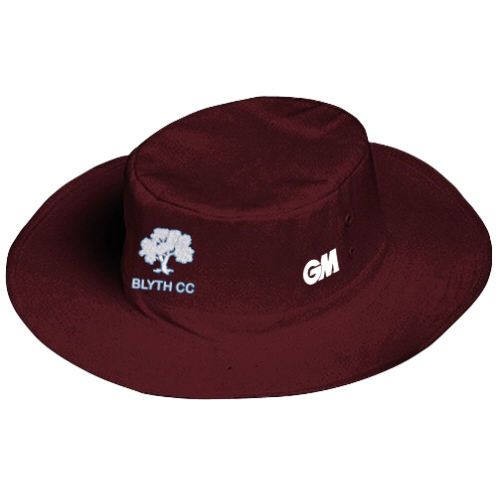 Blyth CC GM Maroon Panama Hat