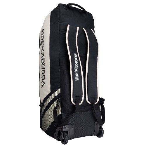 Kookaburra WD2000 Wheelie Duffle Cricket Kit Bag 2026 Black/Bone