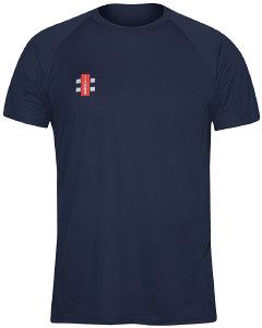 Gray Nicolls Matrix TShirt Navy Blue  Snr