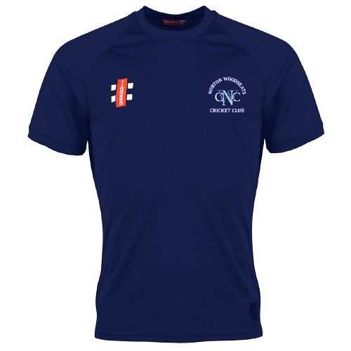Norton Woodseats CC GN Navy Matrix TShirt  Snr