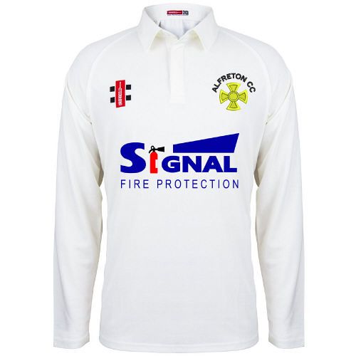 Alfreton CC GN Matrix Cricket Shirt L/S Jnr