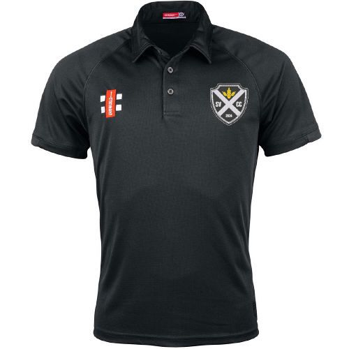 Soar Valley CC GN Black Matrix Polo Shirt  Jnr