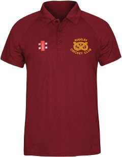 Rugeley Cricket Club GN Maroon Matrix Polo Shirt  Snr