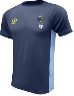 Denby CC Masuri Cricket Training Shirt Navy  Snr