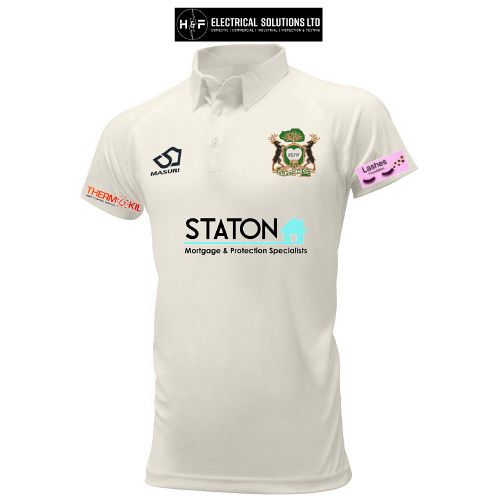 Clipstone CC Masuri Cricket Playing Shirt S/S  Jnr