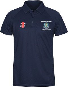 Sheffield University CC GN Navy Matrix Polo Shirt  Jnr