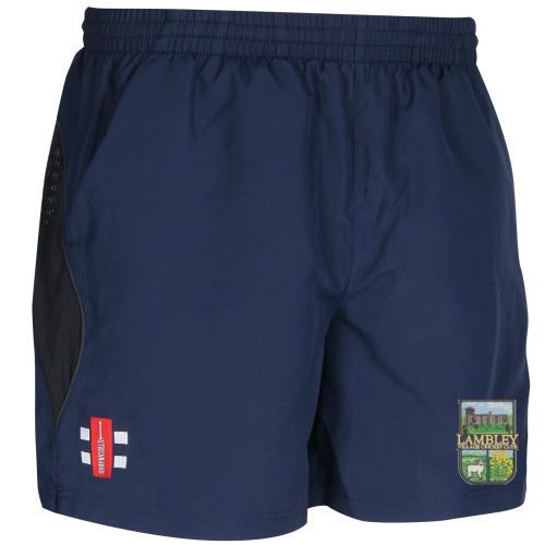 Lambley CC GN Navy Velocity Shorts Jnr