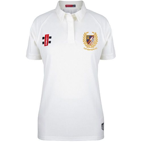 Tupton RUFC CC GN Matrix Ivory Cricket Shirt S/S Womens
