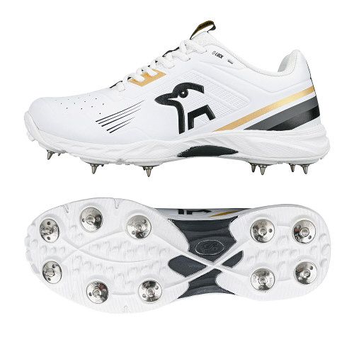 Kookaburra KC 3.0 Gold/Black Spike Cricket Shoes 2025 Snr