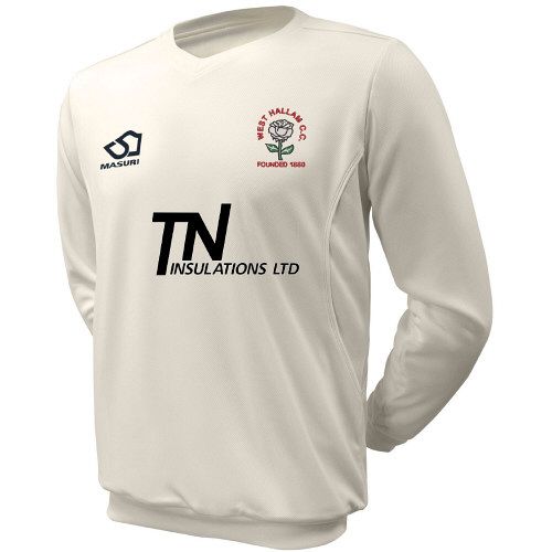 West Hallam CC Masuri Cricket Sweater  Snr