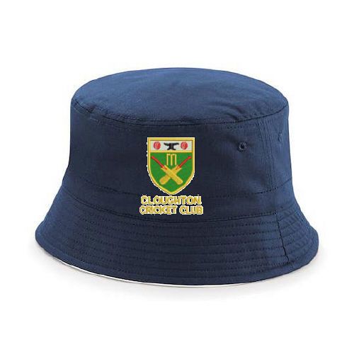 Cloughton Cricket Club Bucket Hat Navy