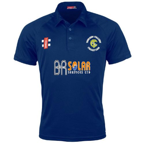 Thoresby Colliery CC GN Navy Matrix Polo Shirt  Snr
