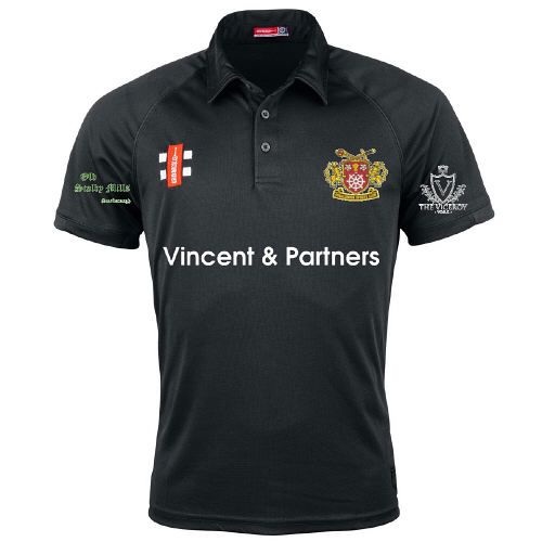 Osbaldwick CC GN Black Matrix Polo Shirt  Snr
