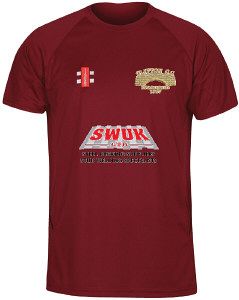 Clifton CC GN Maroon Matrix TShirt  Jnr