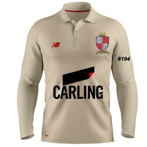 Elvaston CC New Balance Long Sleeve Playing Shirt Snr (Carling)