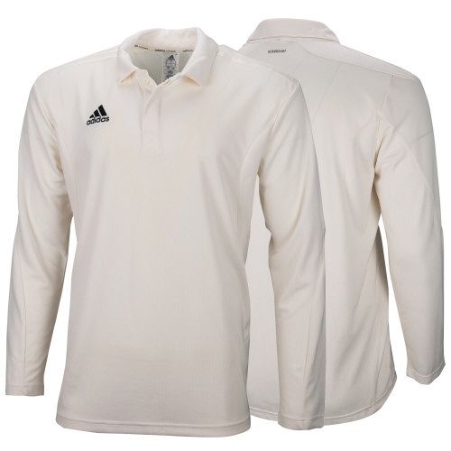 adidas Elite Cricket Long Sleeve Playing Shirt Snr | Owzat-Cricket.co.uk