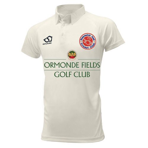 Swanwick Hall Cricket Club Masuri Cricket Playing Shirt S/S Jnr