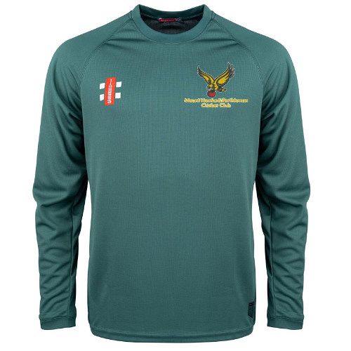 Mount Hawke CC GN Green Matrix LS Tee Jnr