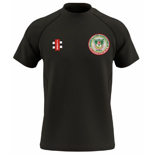 Cricket Players Association of Moulvibazar UK GN Black GTS T-Shirt Snr