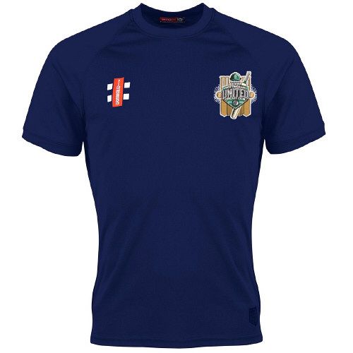 Nottingham Utd CC GN Navy Matrix Tee Snr