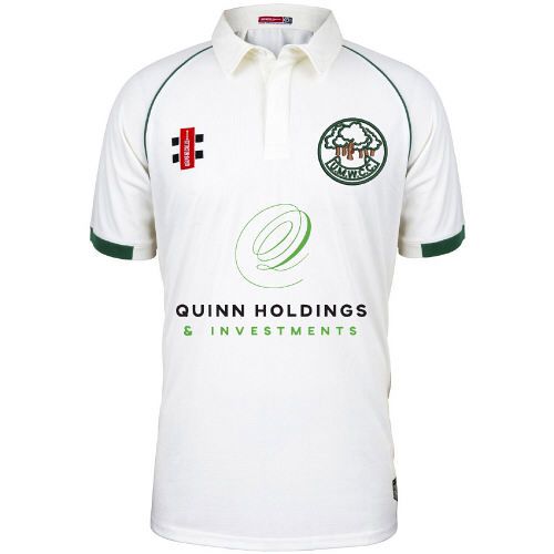 Underwood CC GN Matrix Green Cricket Shirt S/S Snr