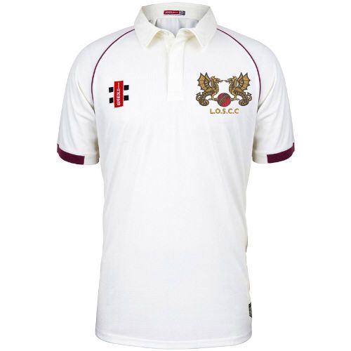 Leyton Orient CC GN Matrix Maroon Cricket Shirt S/S Jnr