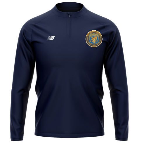 Carlton Towers CC New Balance 1/4 Zip Mid Layer Navy  Jnr