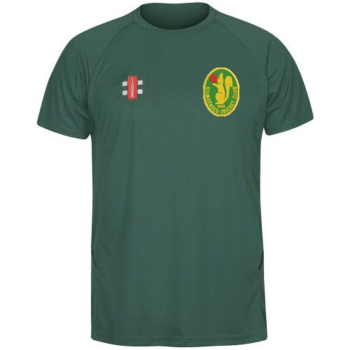 GrayNicolls Kilmarnock Cricket Club GN Green Matrix Training Tee Shirt