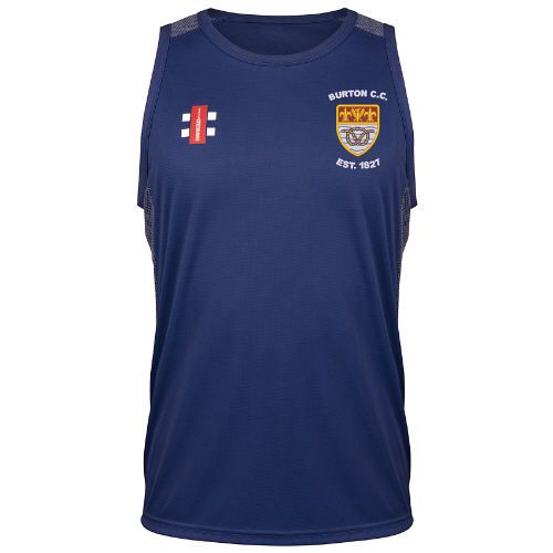 Burton (Derbyshire) CC GN Pro Performance Vest Navy  Snr