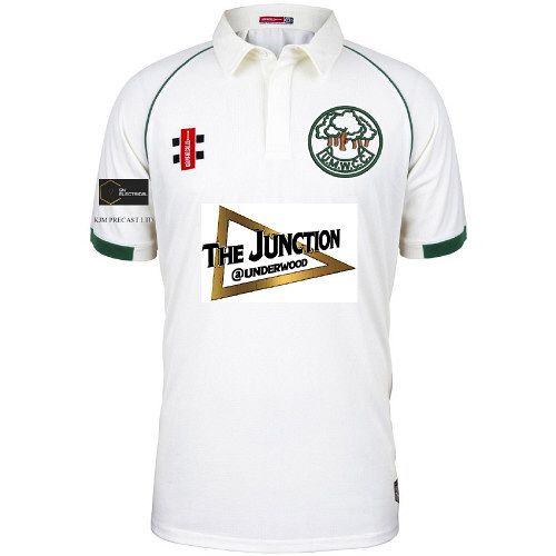 Underwood CC GN Matrix Green Cricket Shirt S/S Snr