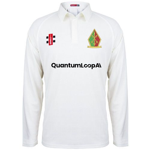 Ilford Catholic CC GN Matrix Cricket Shirt L/S Snr