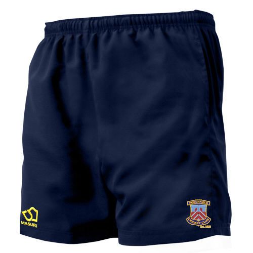 Porchfield CC Masuri Cricket Short Navy  Snr