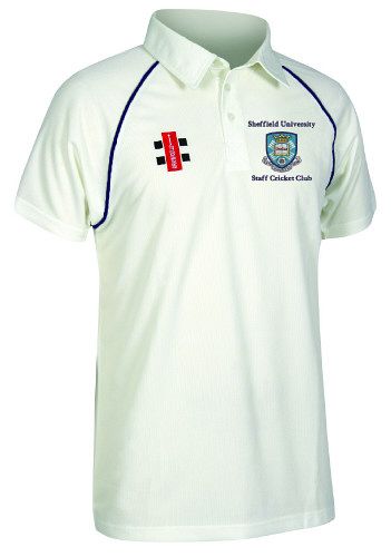 Sheffield University CC GN Matrix Navy Cricket Shirt S/S Jnr