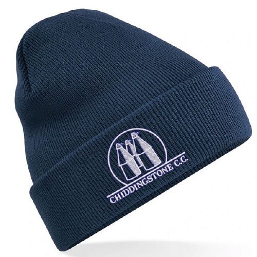 Chiddingstone CC Navy Beanie