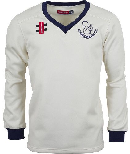 Attenborough Cricket Club GN Pro Performance Navy L/S Sweater Jnr