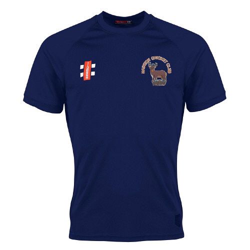 Rainton CC GN Navy Matrix TShirt  Jnr