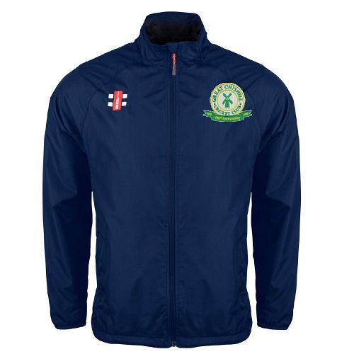 Great Chishill CC GN Navy Velocity Rain Jacket  Snr