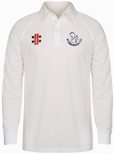 Attenborough Cricket Club GN Matrix Cricket Shirt L/S Jnr