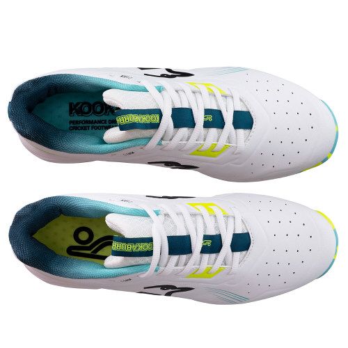 Kookaburra KC 3.0 Aqua/Yellow Spike Cricket Shoes 2026 Jnr