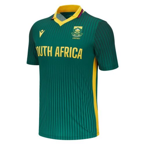 2025 South Africa Macron ODI Cricket Shirt front