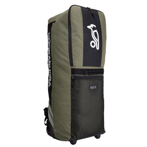 Kookaburra WD4000 Wheelie Duffle Cricket Bag 2026 Khaki/Black