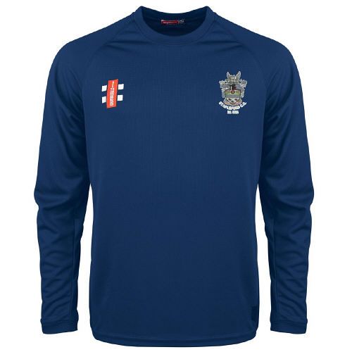 Stapleford CC GN Navy Matrix LS Tee  Snr