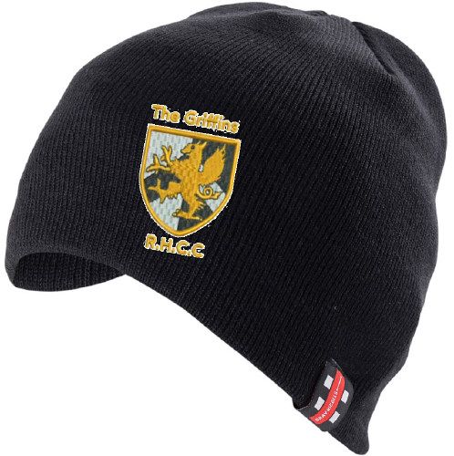 The Griffins RHCC GrayNicolls Black Beanie