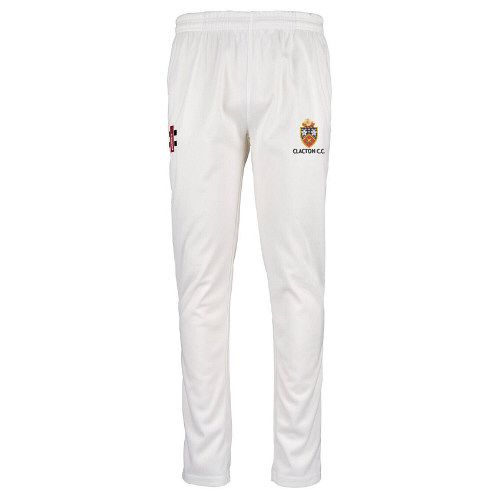 Clacton CC GN Slim Fit Matrix Trousers Plain  Snr